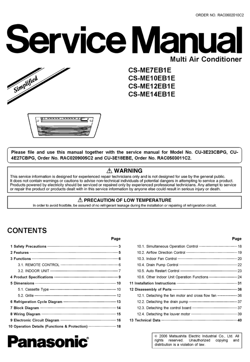 Panasonic CS-ME7EB1E User manual