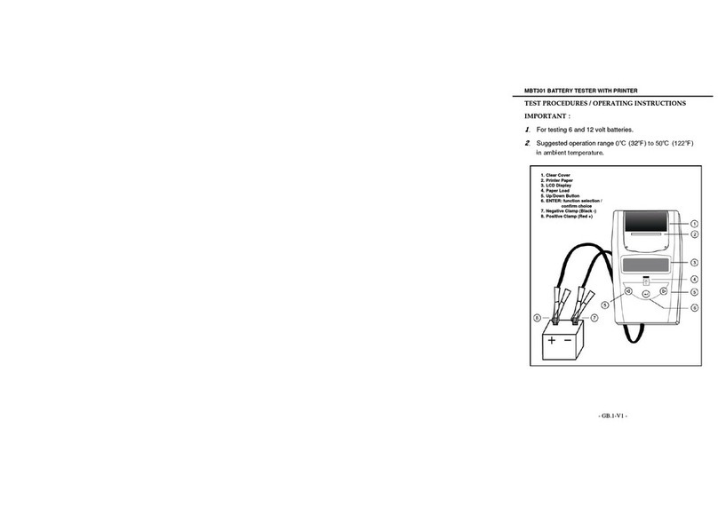MAWEK MBT301 operating instructions
