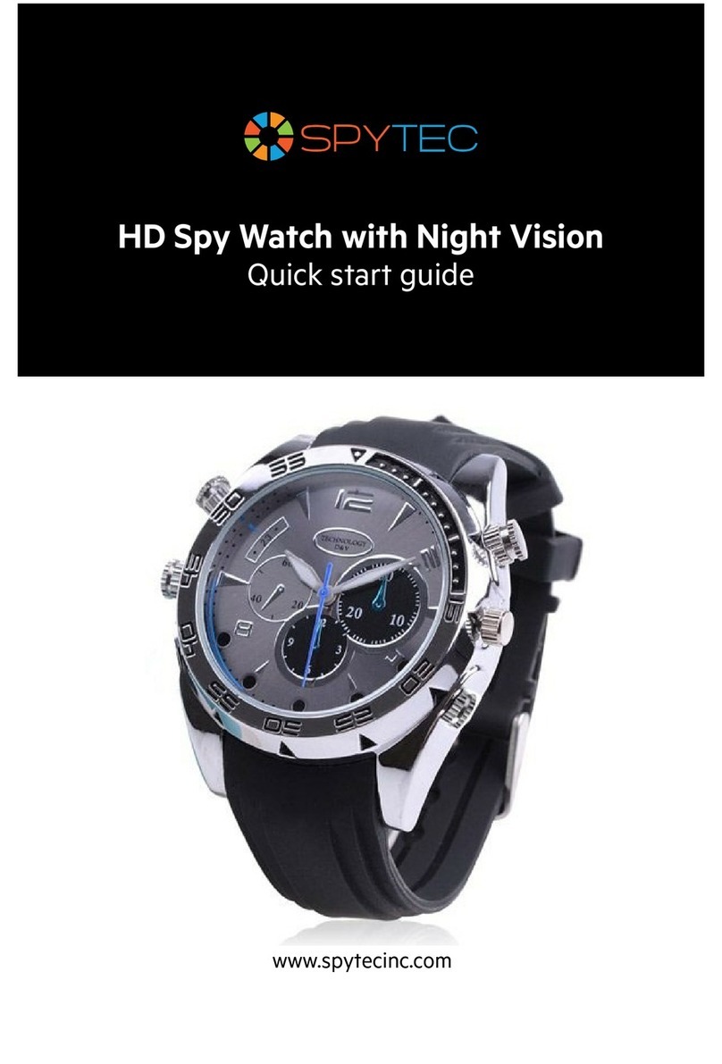 Spy Tec HD Spy Watch with Night Vision quick start guide