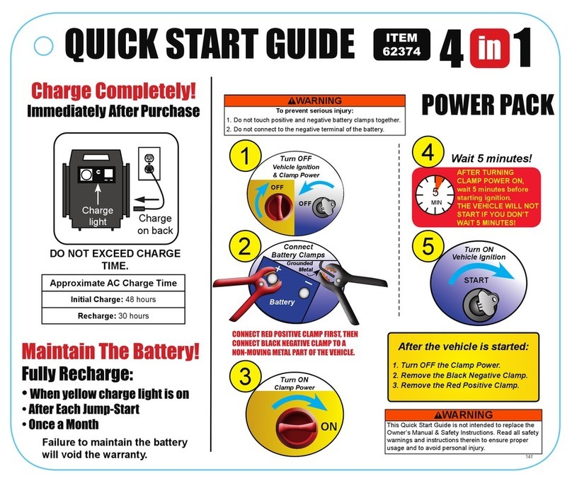 Centech 62374 quick start guide