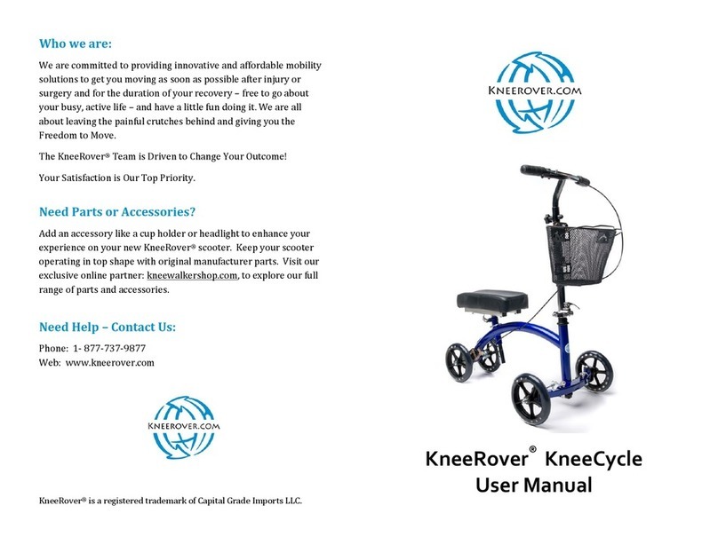 KneeRover KneeCycle user manual
