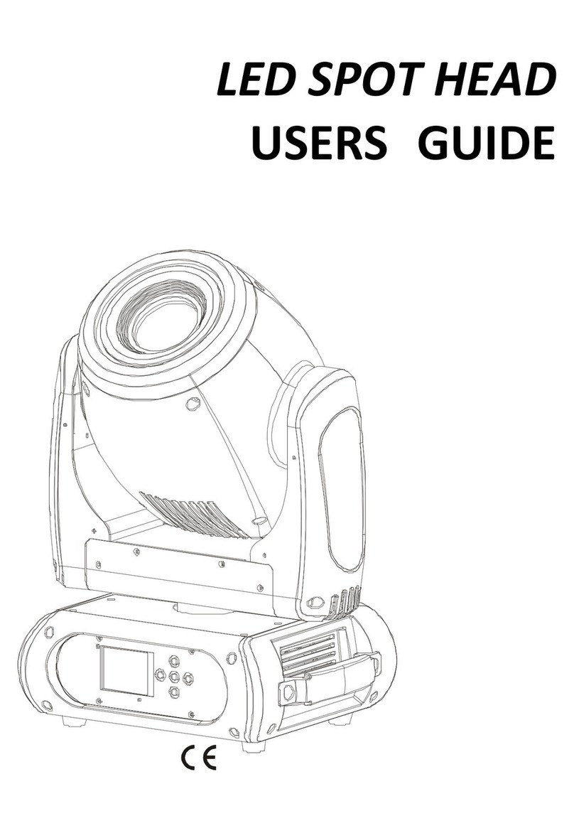 BSL IMPACT SPOT 180LED user guide