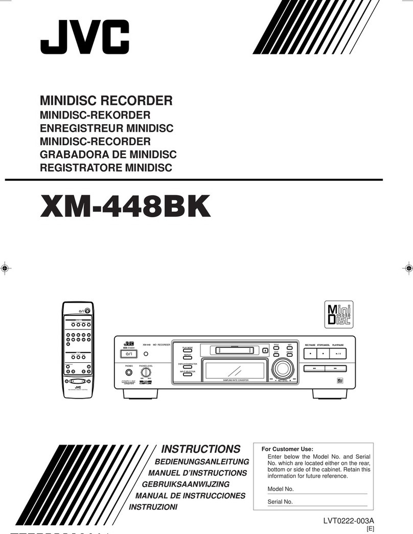 JVC XM-448BK User manual