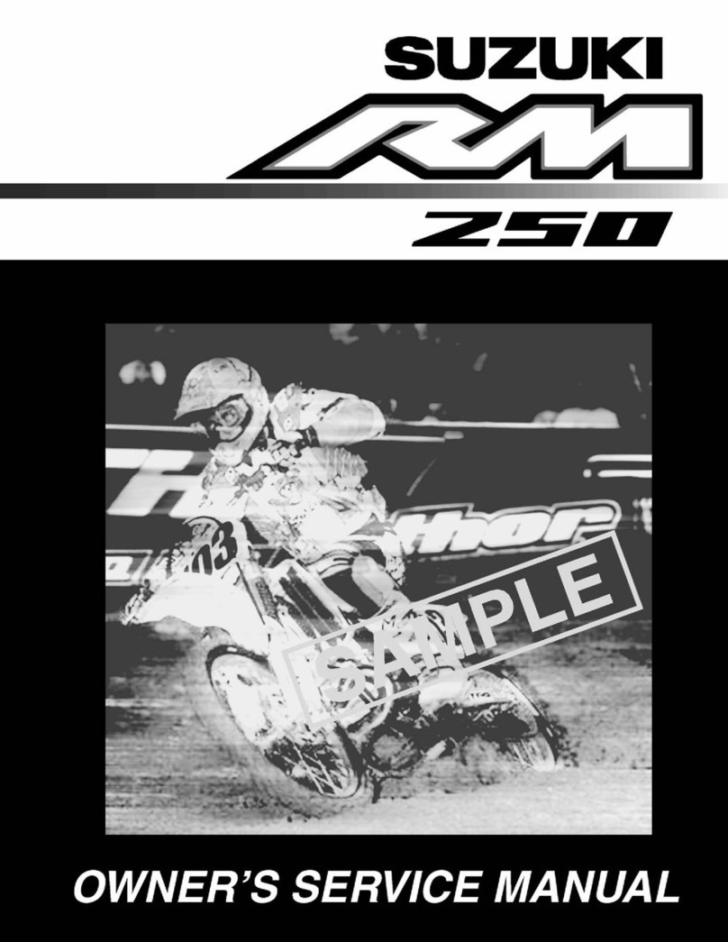 Suzuki RM250 Owner's service manual