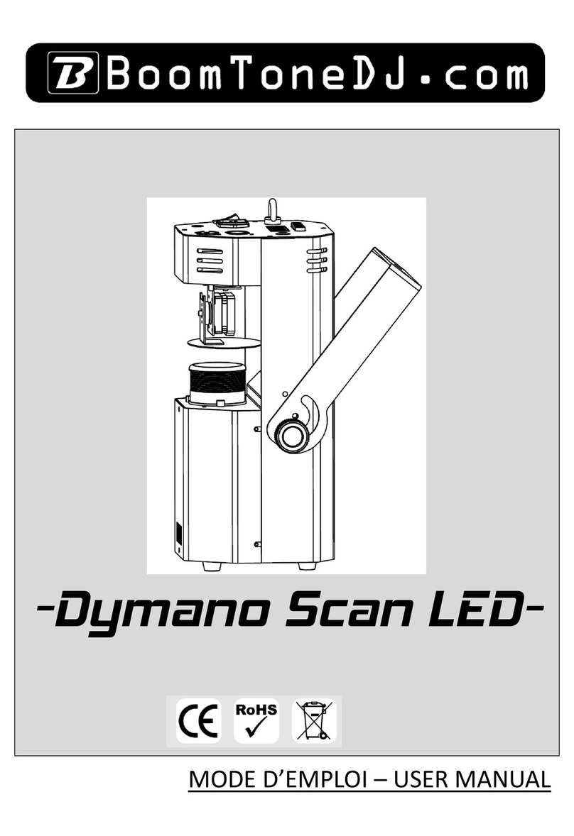 BoomToneDJ Dymano Scan LED user manual
