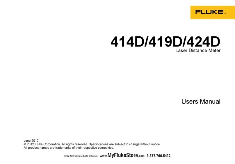 Fluke 414D User manual