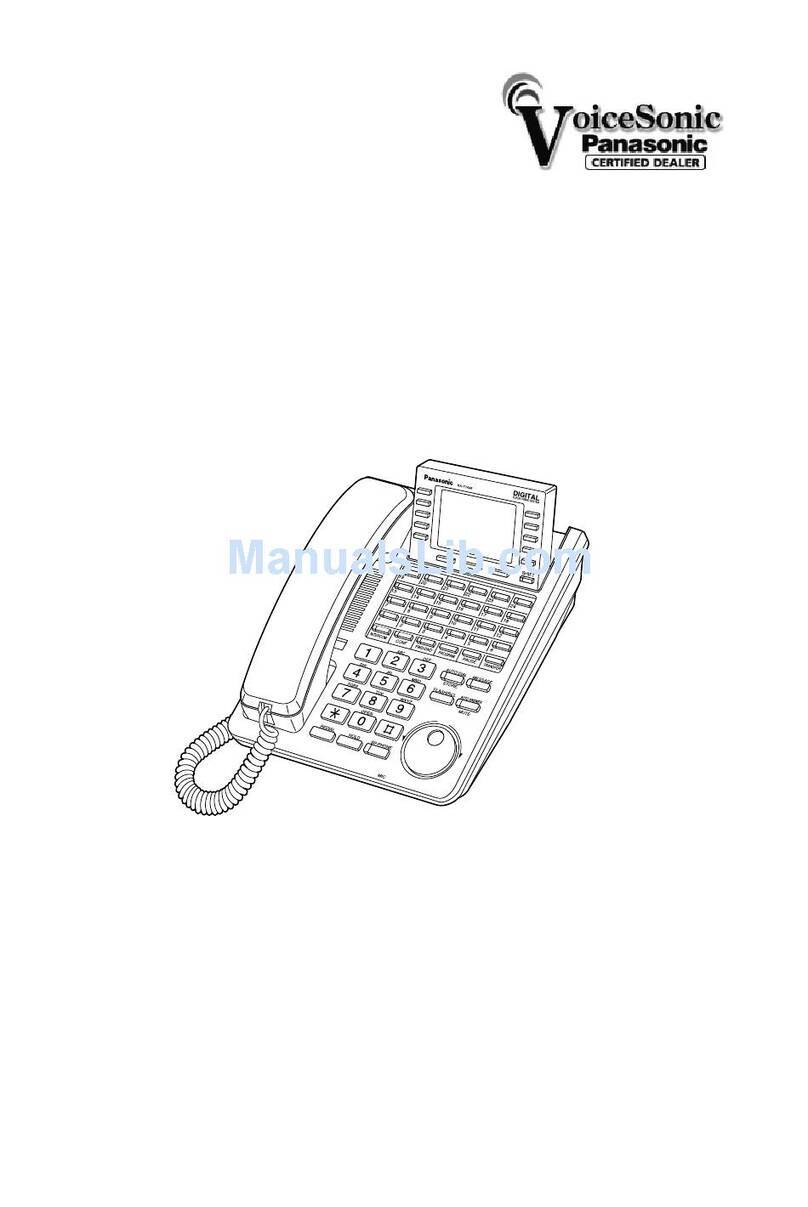 Panasonic KX-T7420 User manual