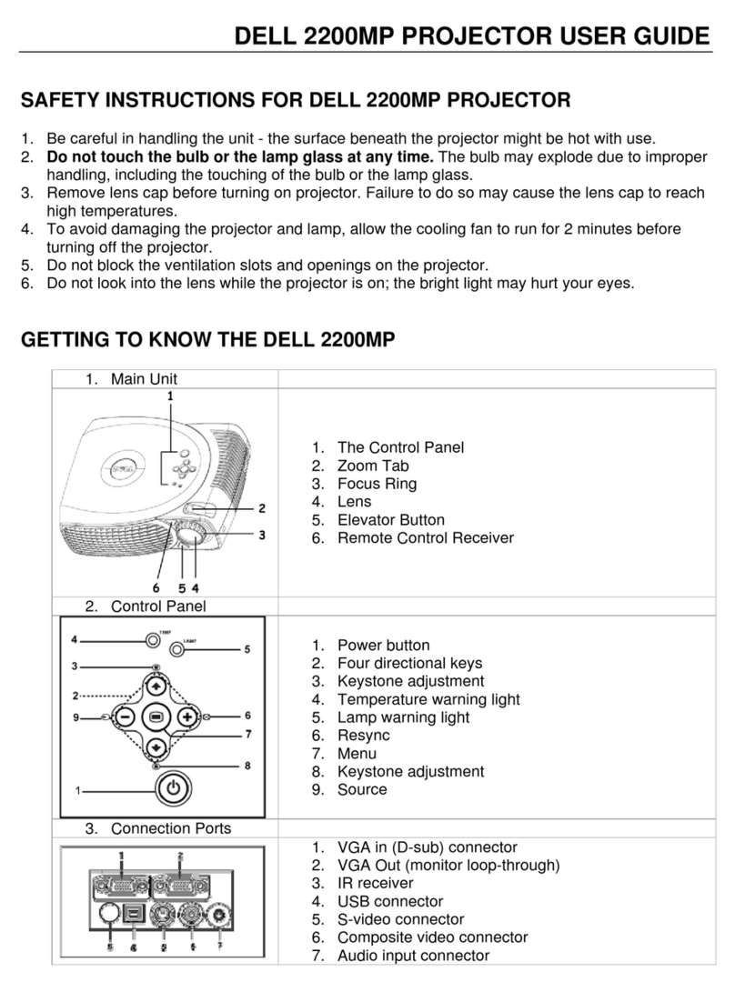 Dell 2200MP User manual