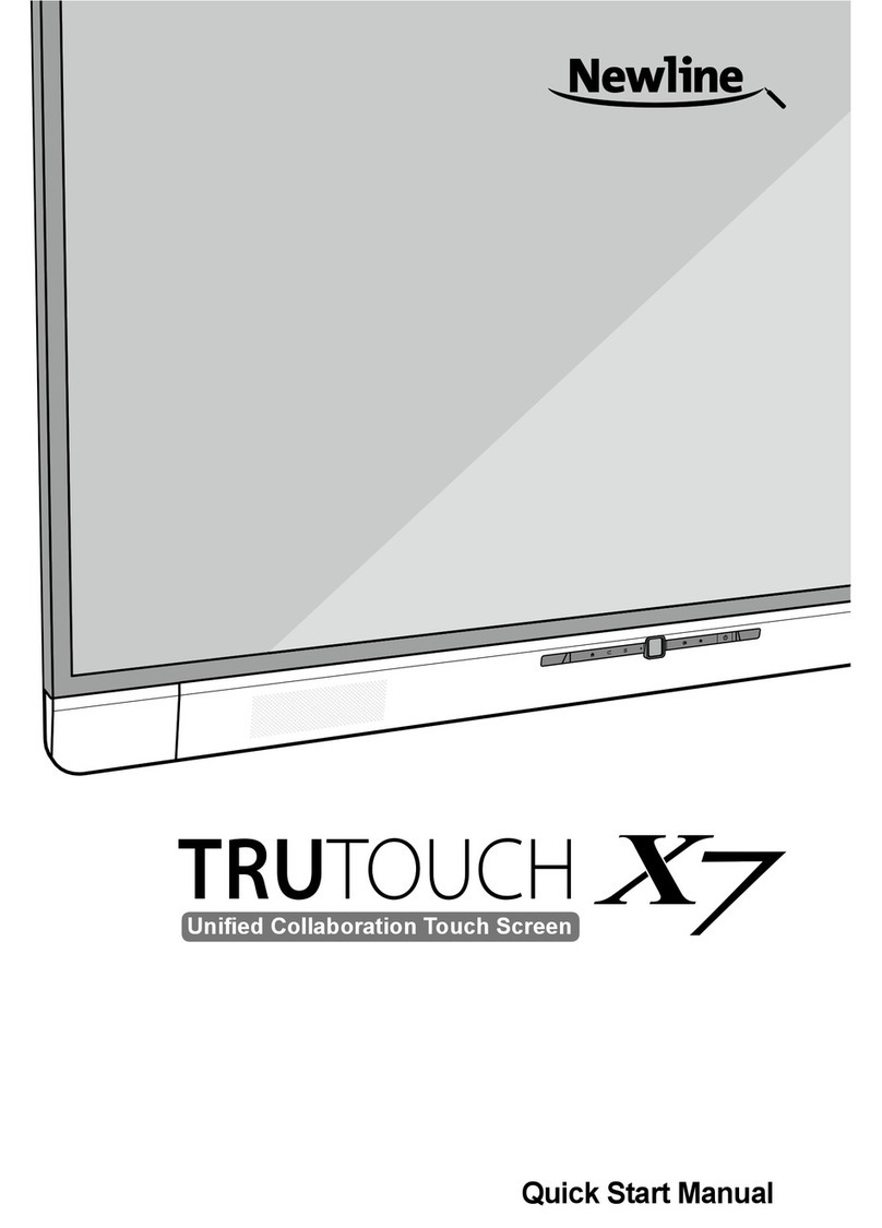 NewLine Trutouch X7 Instruction manual