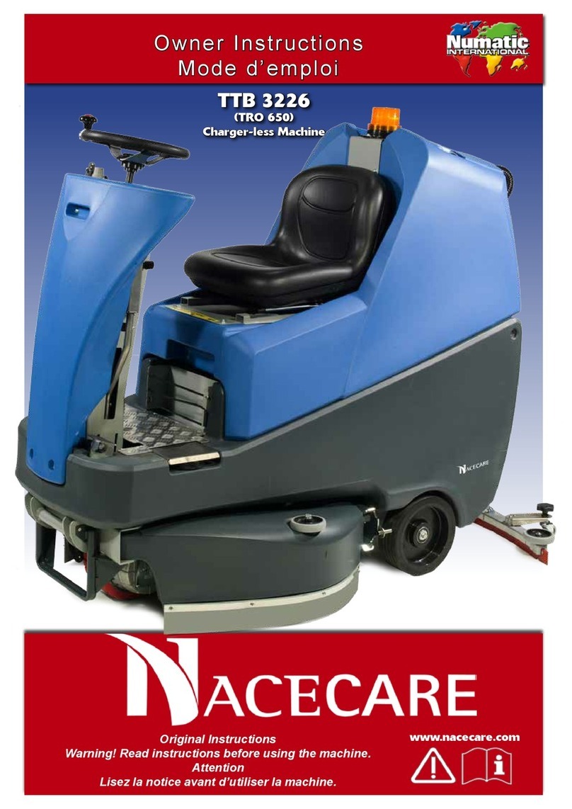 Numatic TTB 3226 Owner's instruction manual