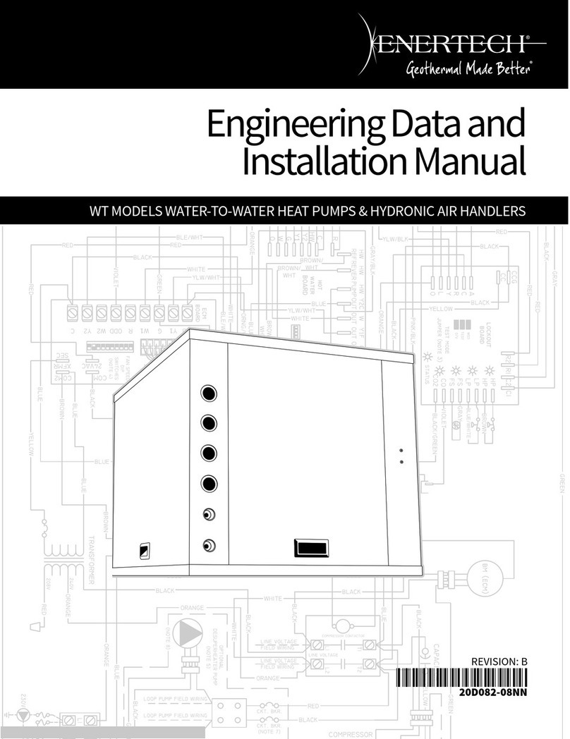 hydron WT036 Engineering data and installation manual