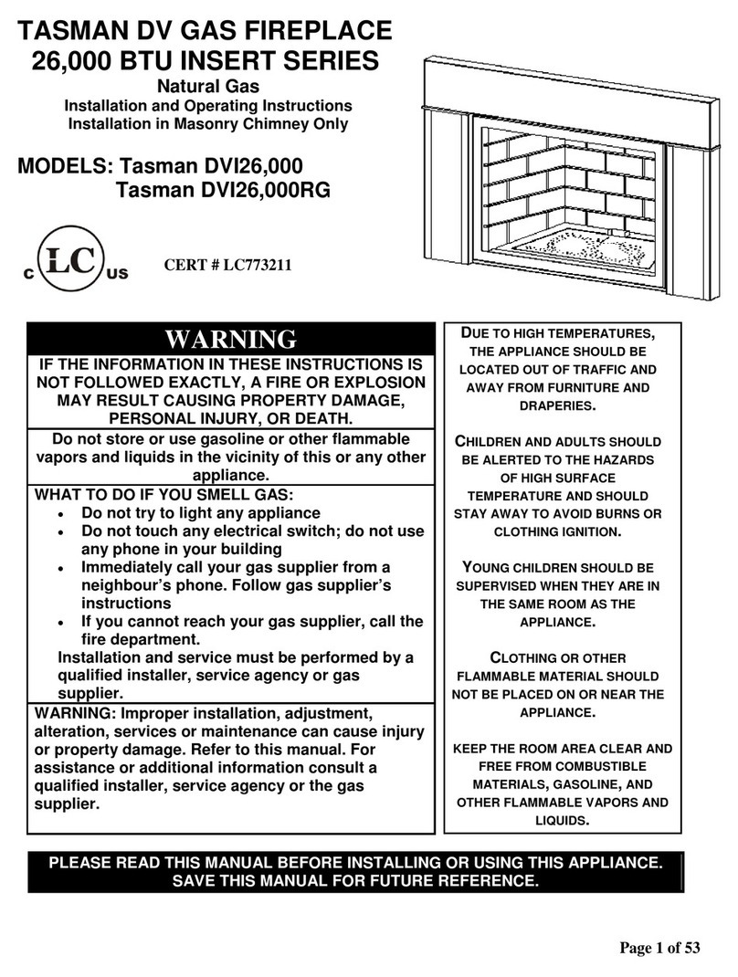 Savannah Tasman DVI26 User manual