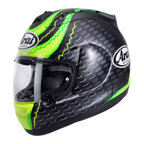 Arai Helmet RX-7 Corsair user manual
