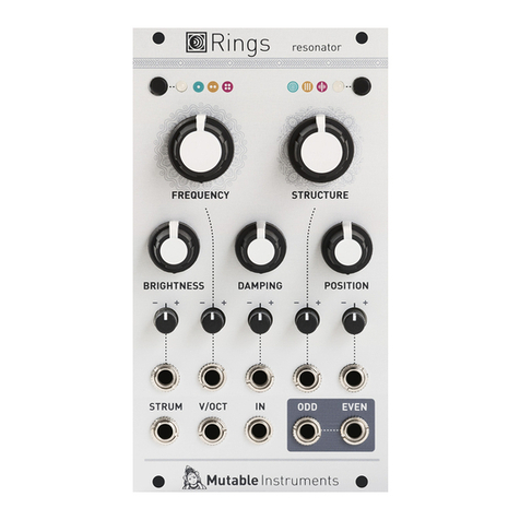 Mutable Instruments Rings quick start guide