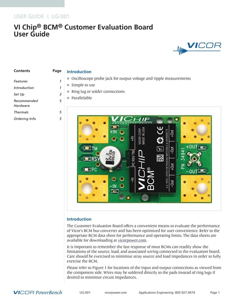 VICOR VI Chip BCM User manual