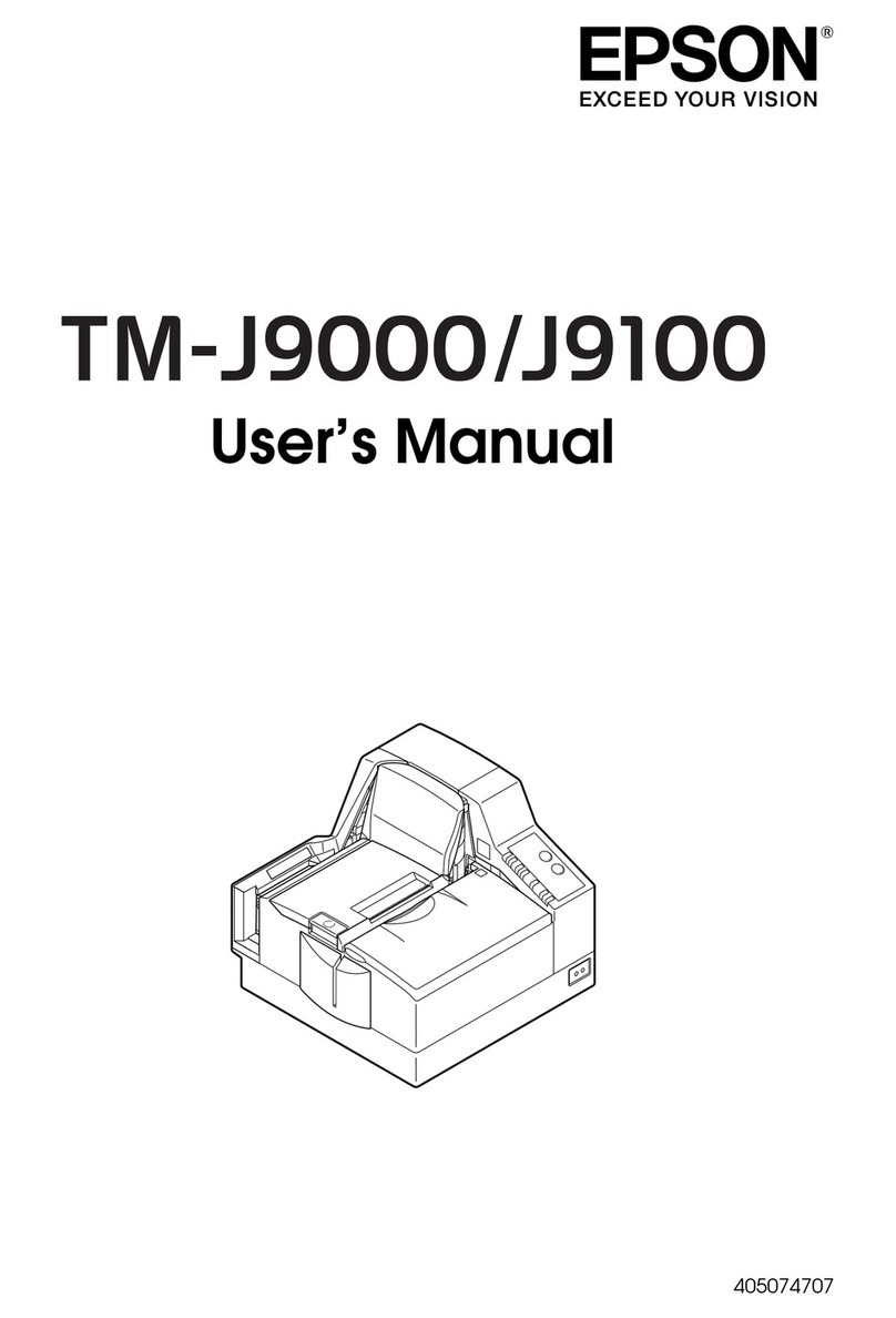 Epson TM-J9000 Series User manual