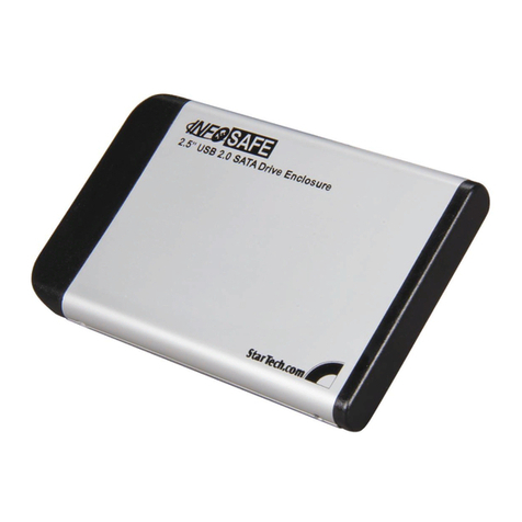StarTech.com INFOSAFE SAT2510U2 User manual StarTech.com INFOSAFE SAT2510U2 User manual