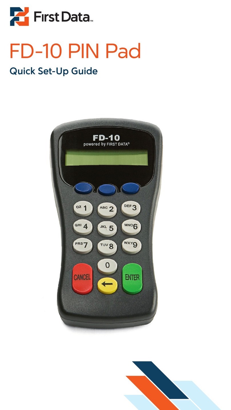 First Data FD-10 Quick setup guide