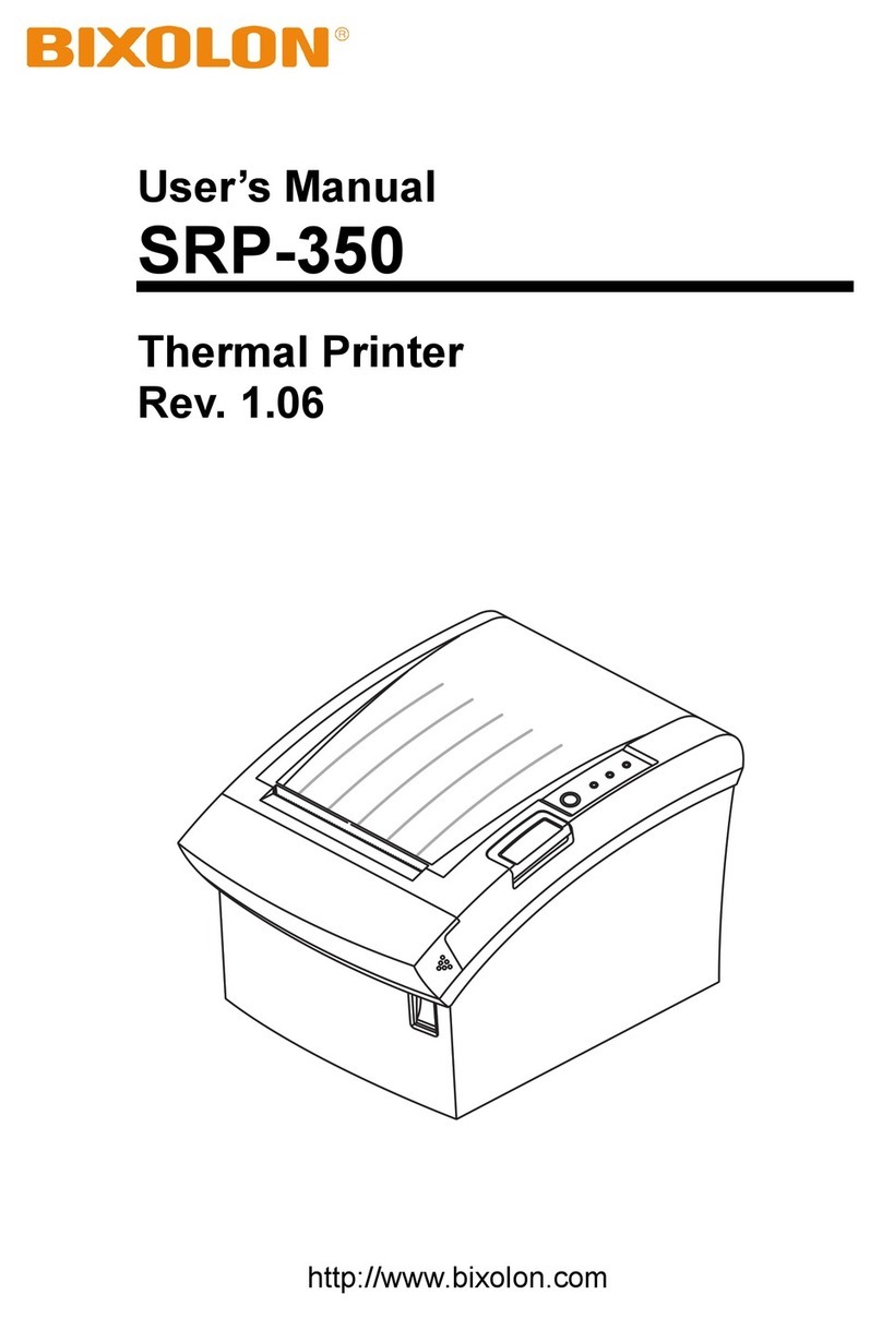 BIXOLON SRP-350 PlusA User manual