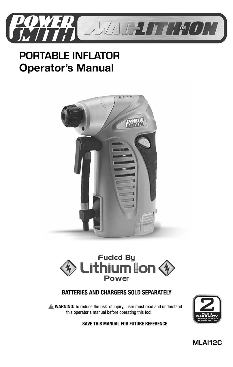 PowerSmith Mag-Lith-ion MLAI12C Operator's manual PowerSmith Mag-Lith-ion MLAI12C Operator's manual