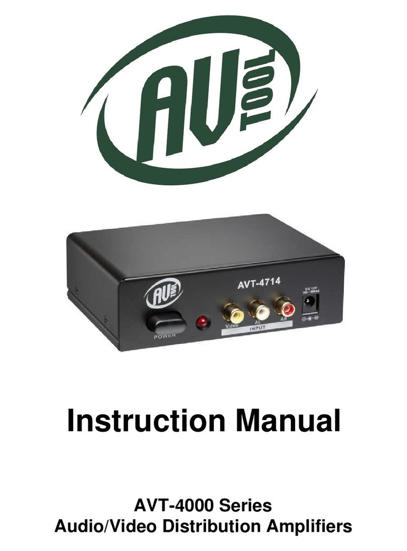 AV TOOL AVT-4000 Series instruction manual