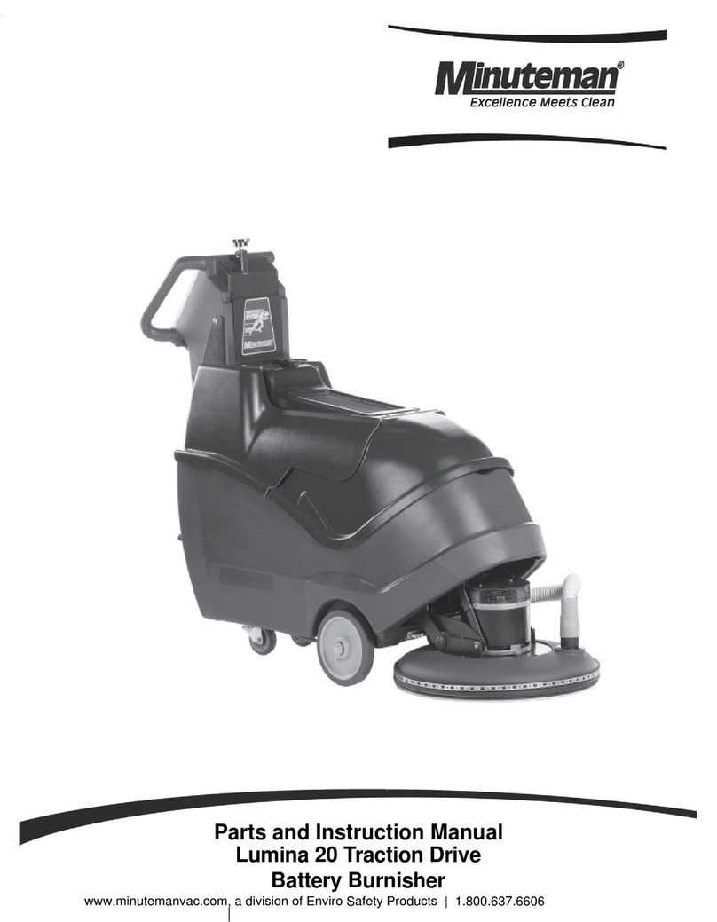 Minuteman Lumina 20 Traction Drive Parts list manual