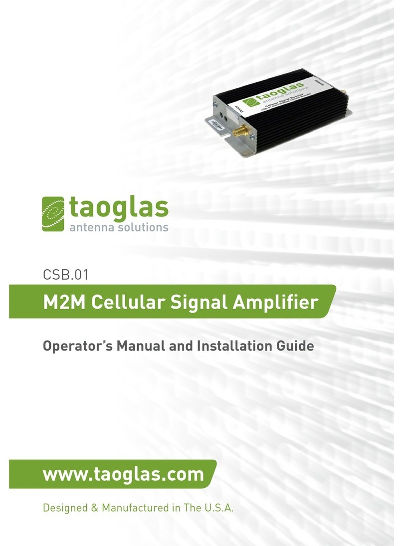 Taoglas CSB.01 Operators manual and installation guide