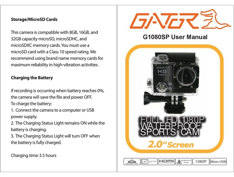 Gator G1080SP User manual