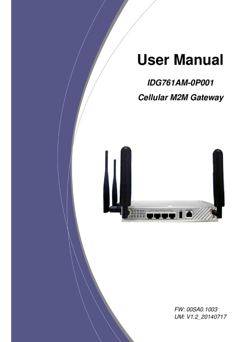 Amit IDG761AM-0P001 user manual
