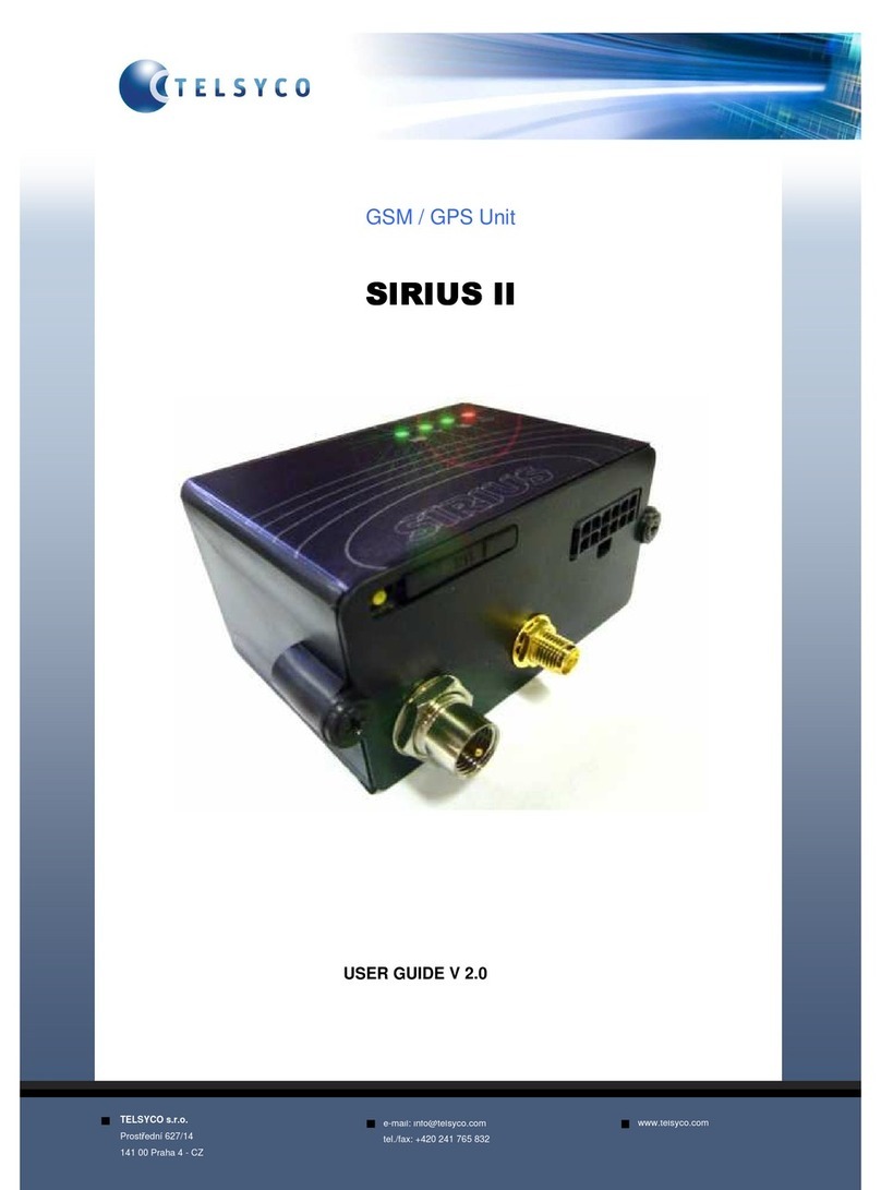 Telsyco Sirius 2 User manual
