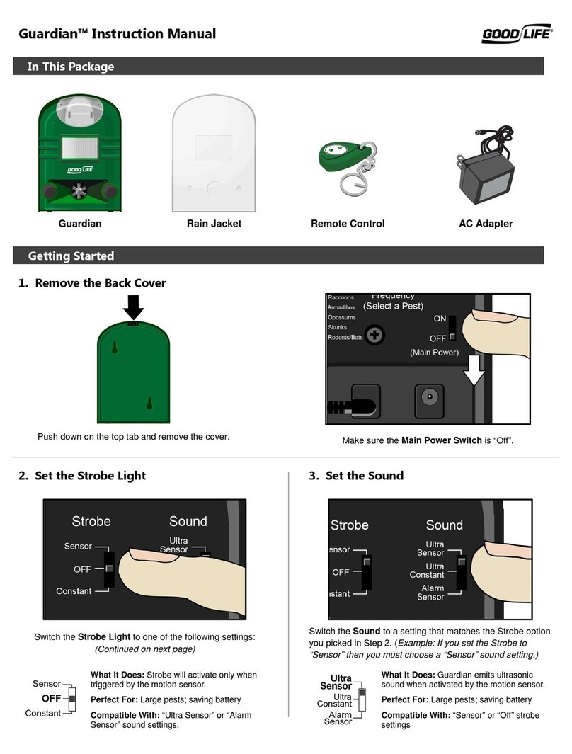 Goodlife Guardian instruction manual