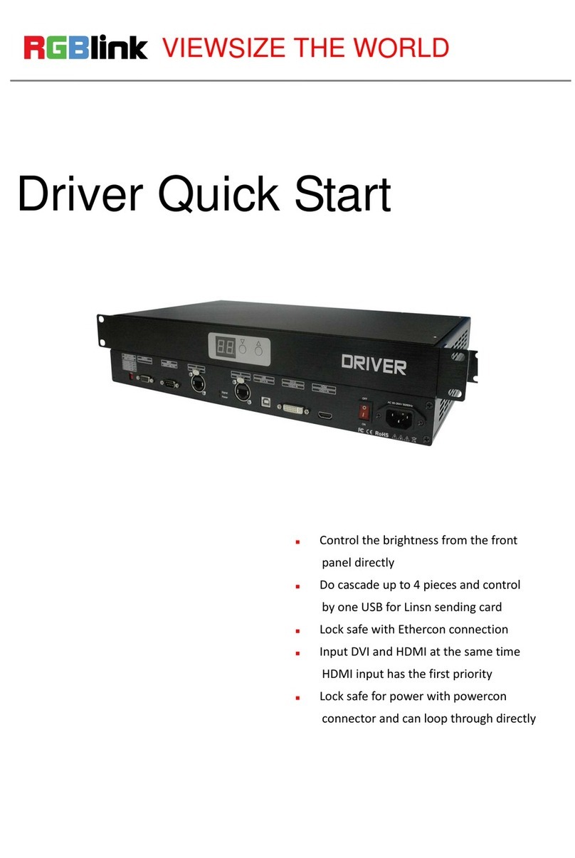 RGBlink Driver quick guide