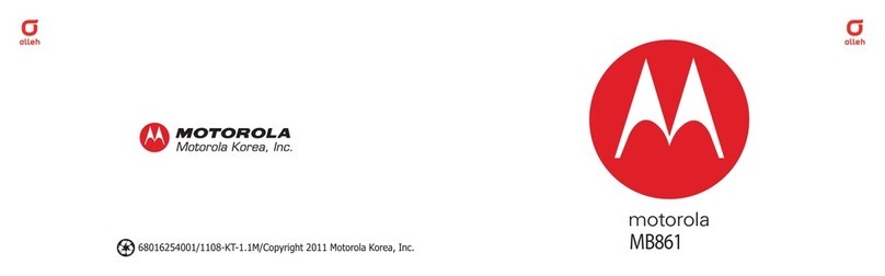 Motorola MB861 User manual