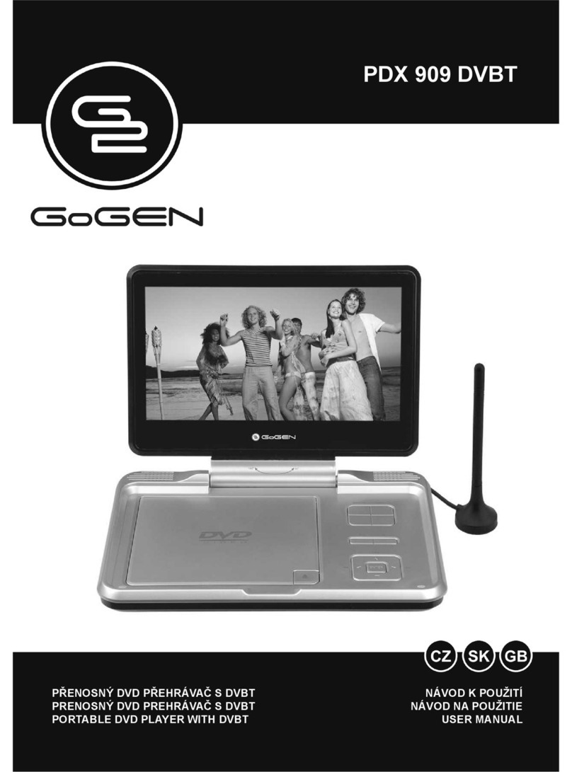 Gogen PDX 909 DVBT User manual Gogen PDX 909 DVBT User manual