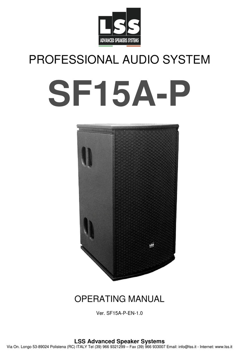 LSS SF15A-P User manual