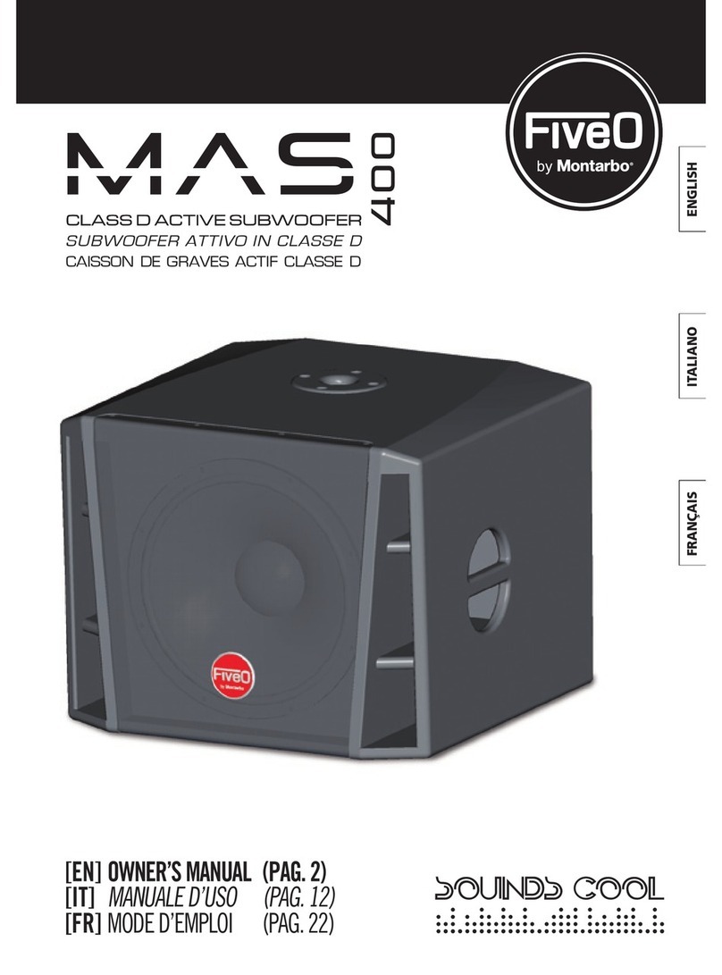FiveO MAS400 owner's manual
