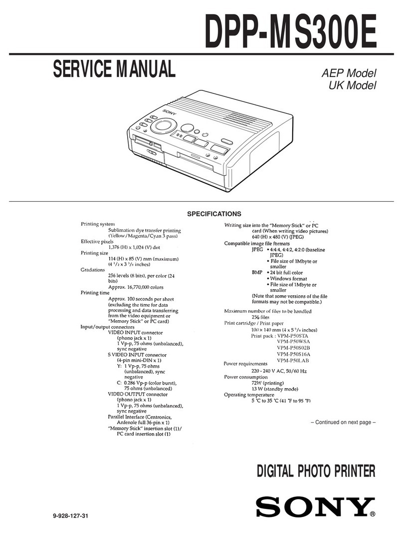 Sony DPP-MS300E User manual Sony DPP-MS300E User manual