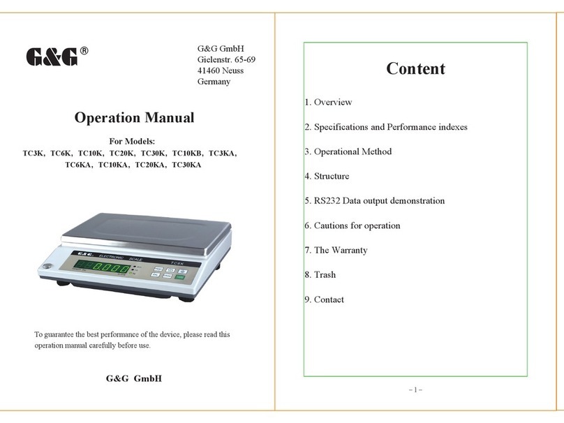 G&G TC3K User manual