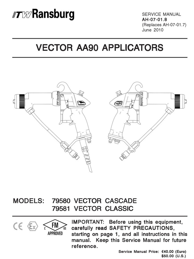 Ransburg Vector AA90 79580 Service manual