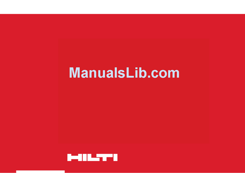 Hilti SB12 operating instructions