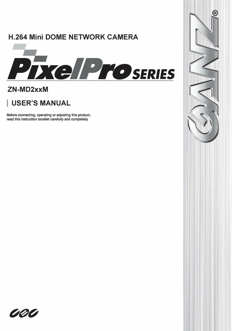 Ganz PixeIPro Series zn-md2xxm User manual