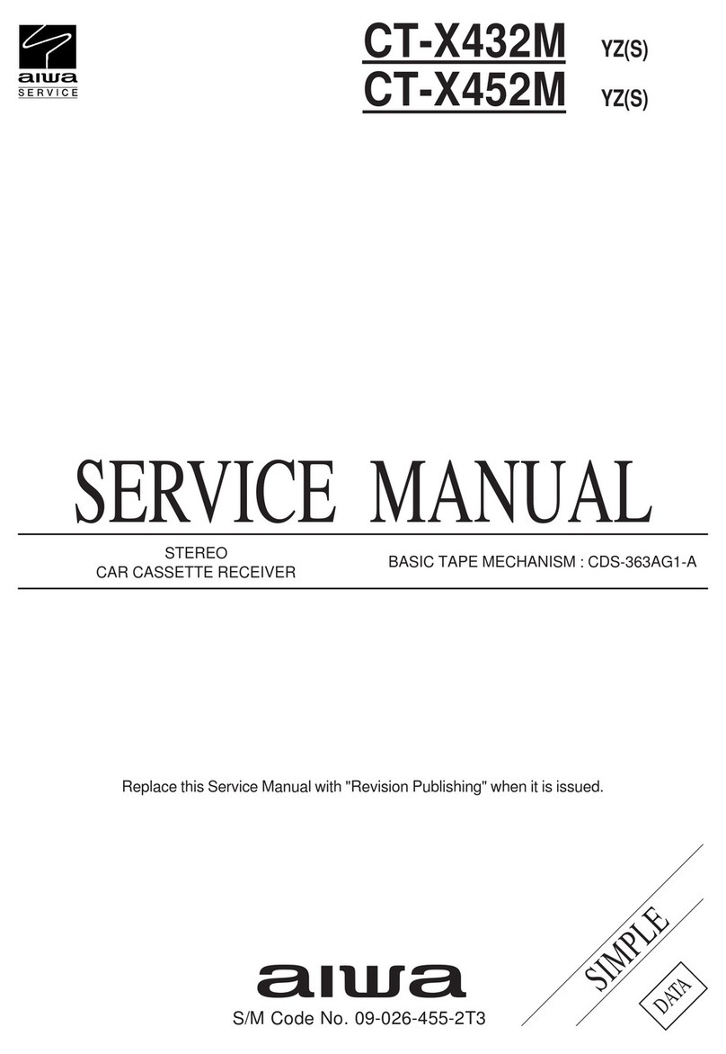 Aiwa CT-X432M Service manual