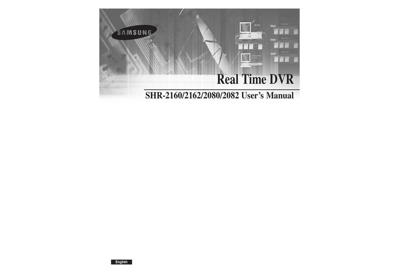 Samsung SHR-2080 User manual