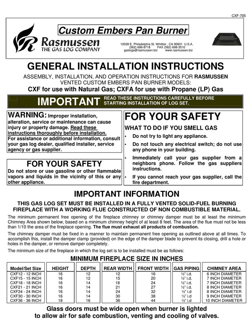 Rasmussen CXF12 User manual