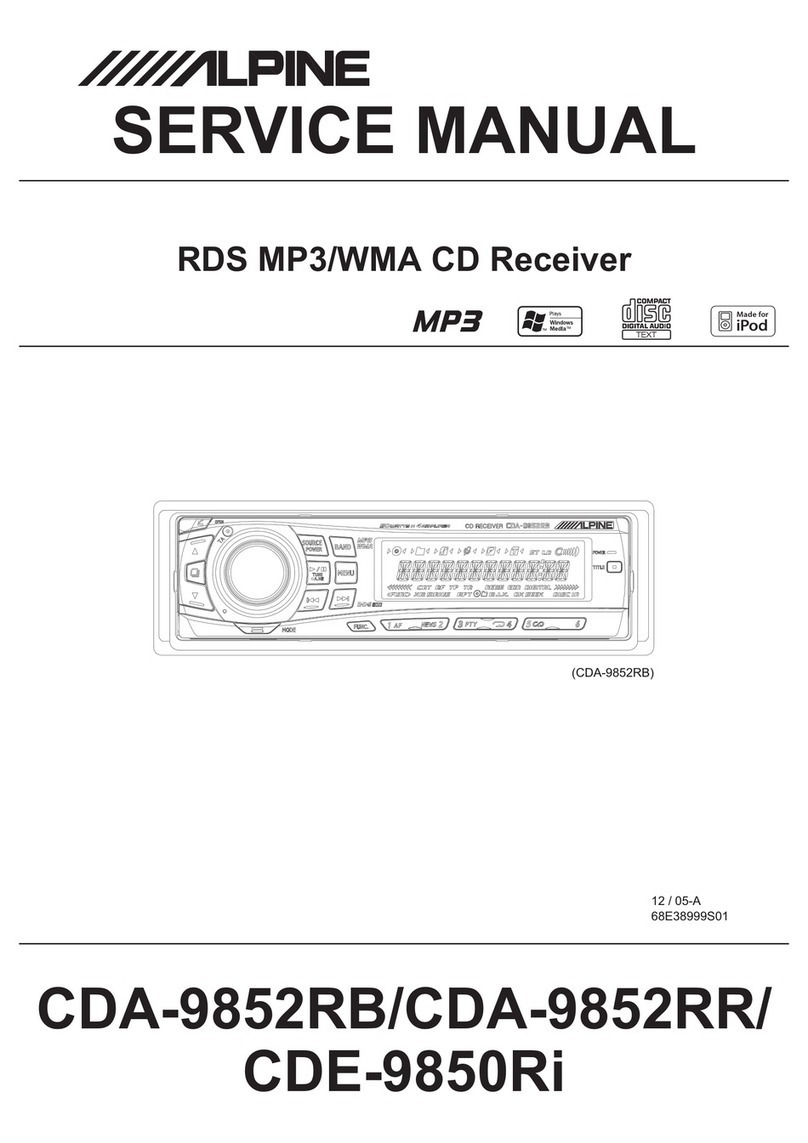 Alpine CDA-9852RB User manual