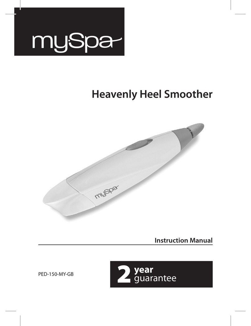 Myspa PED-150-MY-GB instruction manual