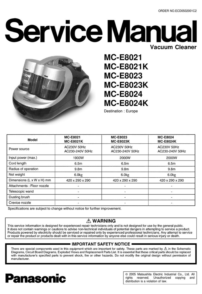 Panasonic MC-E8021 User manual