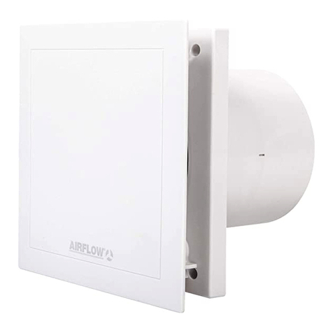 Airflow QT 100T Installation and operating instructions Airflow QT 100T Installation and operating instructions