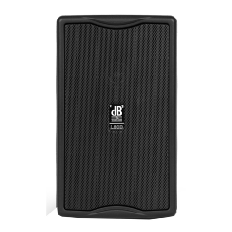 dB Technologies L80D User manual