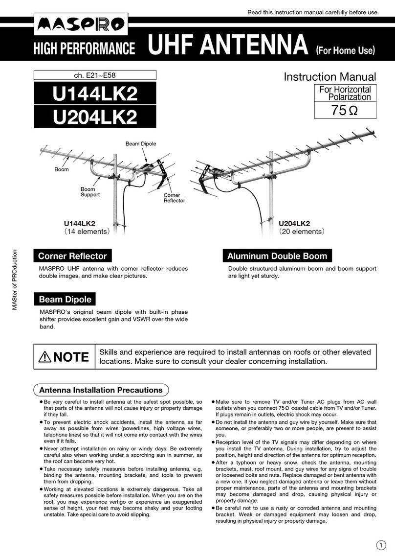 Maspro U144LK2 instruction manual